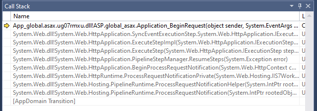 Warmup requests trigger BeginRequest in your global.asax. Application Initialization triggers BeginRequest in your global.asax as it makes warmup requests